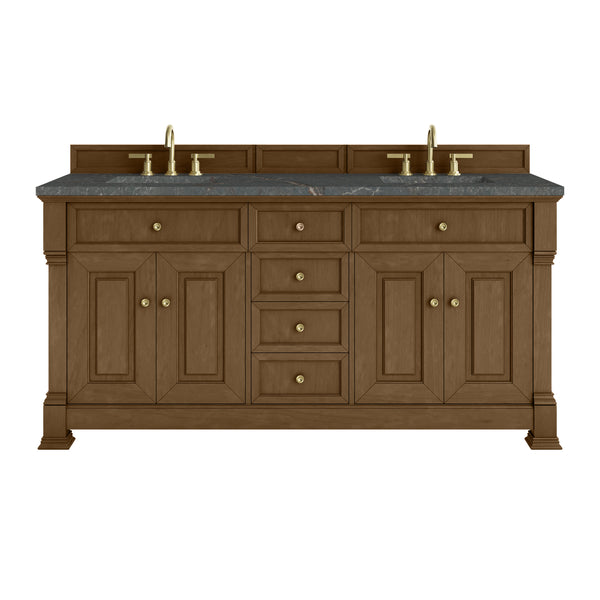 James Martin Brookfield 72" Double Vanity with 3 CM Countertop & FreePower Wireless Charger