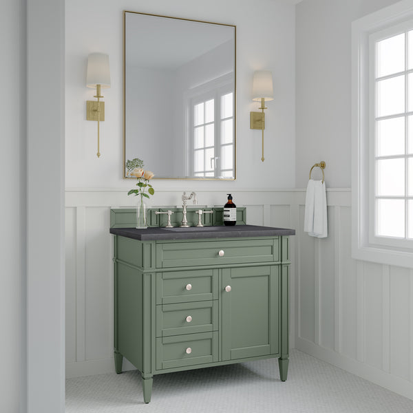 James Martin Brittany 36" Single Vanity with 3 Countertop