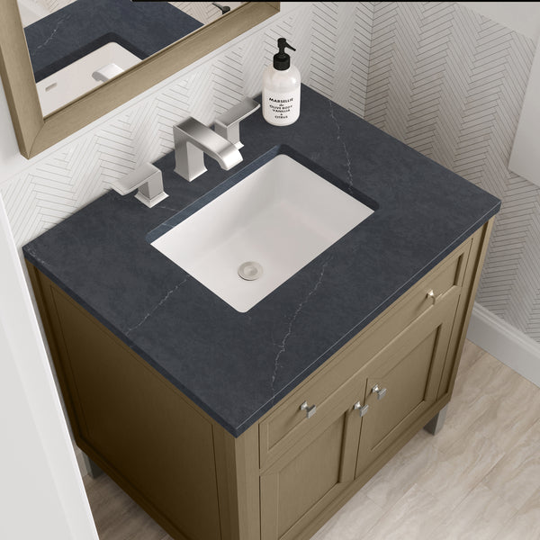 James Martin Chicago 30" Single Vanity with 3 CM Countertop