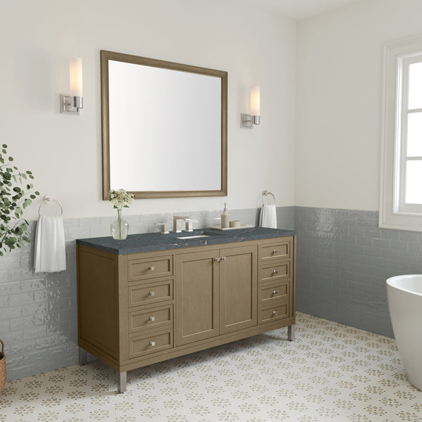 James Martin Chicago 60" Single Vanity with 3 CM Countertop