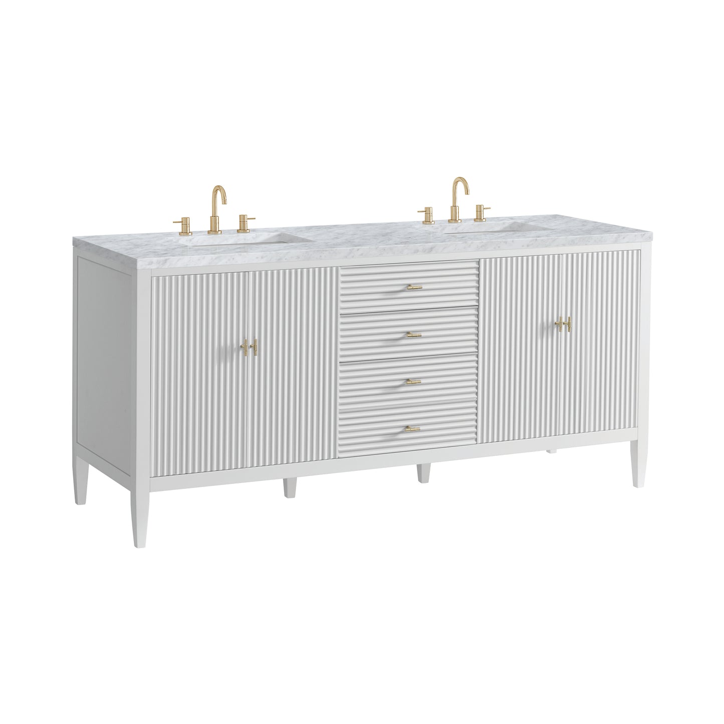 James Martin Myrrin 72" Double Vanity with 3 CM Countertop
