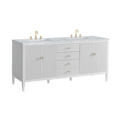 James Martin Myrrin 72" Double Vanity with 3 CM Countertop