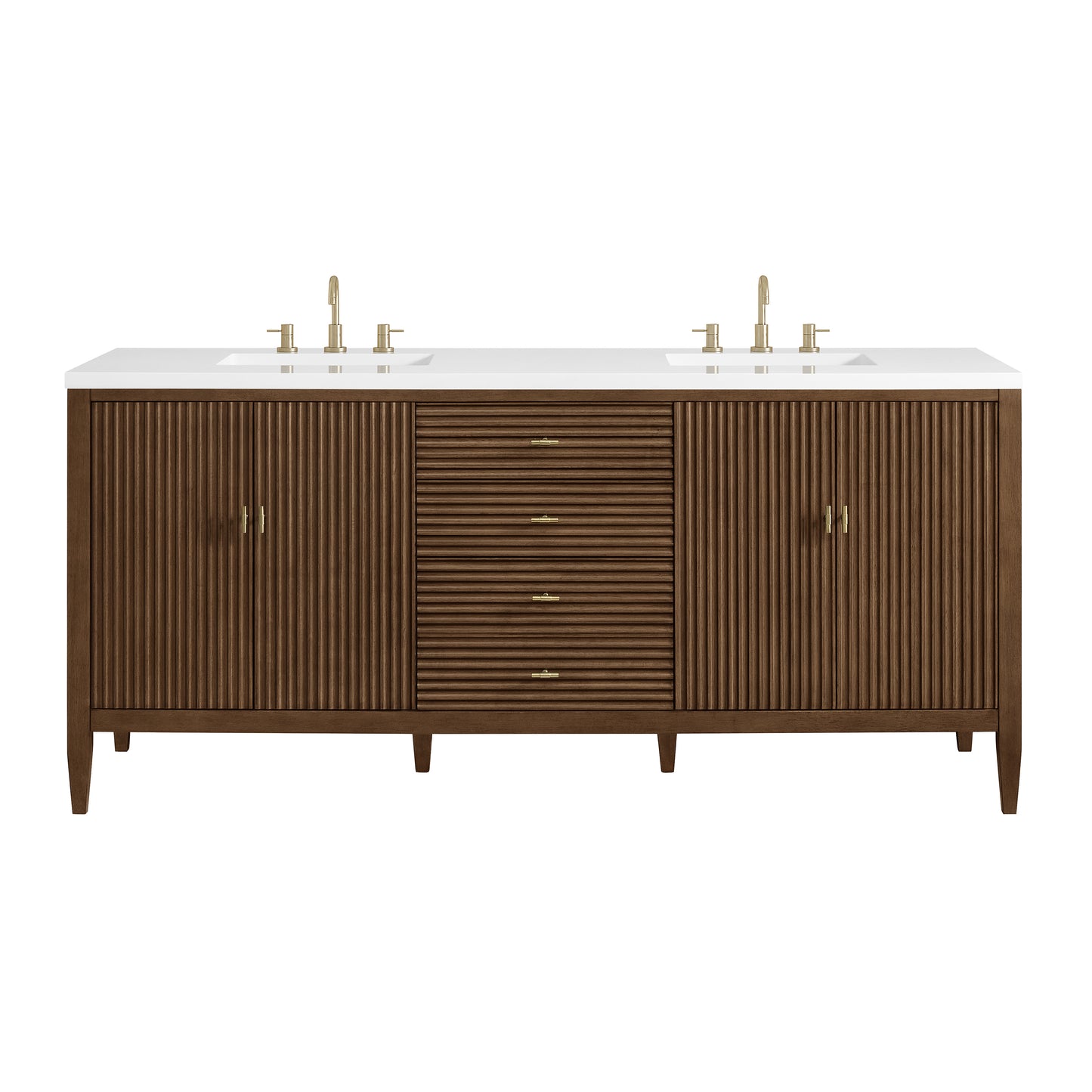 James Martin Myrrin 72" Double Vanity with 3 CM Countertop