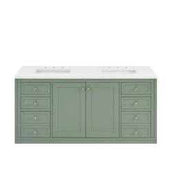 James Martin Chicago 60" Double Vanity with 3 CM Countertop