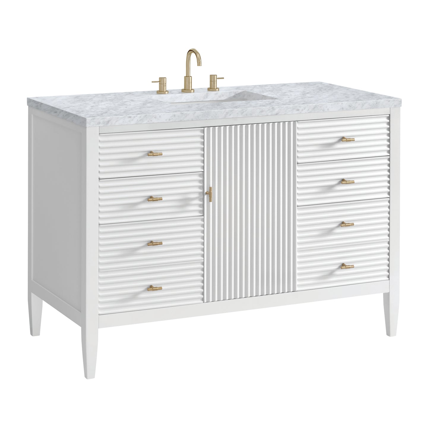 James Martin Myrrin 48" Single Vanity with 3 CM Countertop