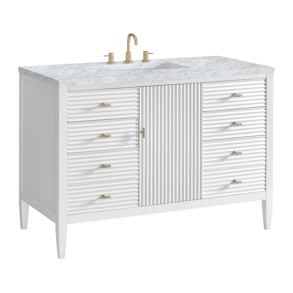 James Martin Myrrin 48" Single Vanity with 3 CM Countertop