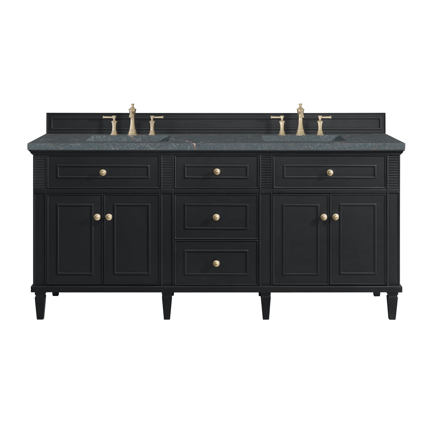 James Martin Lorelai 72" Double Vanity with 3 CM Countertop & FreePower Wireless Charger