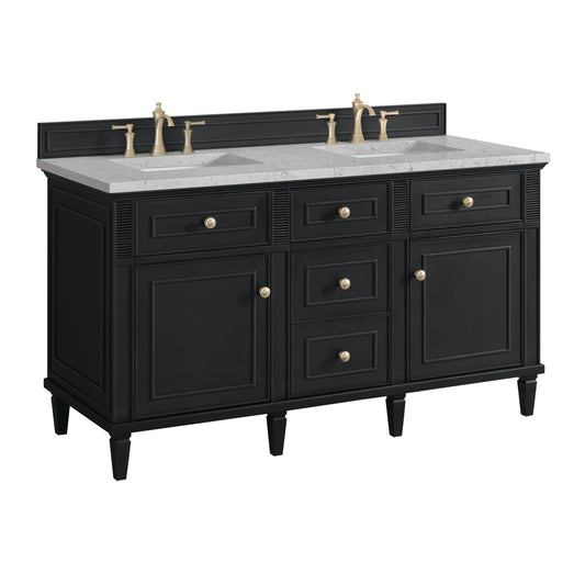 James Martin Lorelai 60" Double Vanity with 3 CM Countertop & FreePower Wireless Charger