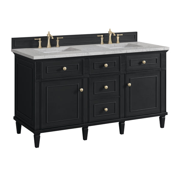 James Martin Lorelai 60" Double Vanity with 3 CM Countertop & FreePower Wireless Charger