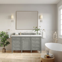 James Martin Brittany 60" Single Vanity with 3 CM Countertop