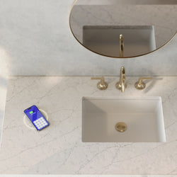 James Martin Laurent 48" Single Vanity with 3 CM Countertop & FreePower Wireless Charger