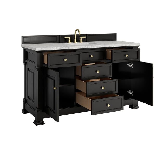 James Martin Brookfield 60" Single Vanity with 3CM Countertop & FreePower Wireless Charger