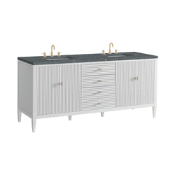 James Martin Myrrin 72" Double Vanity with 3 CM Countertop