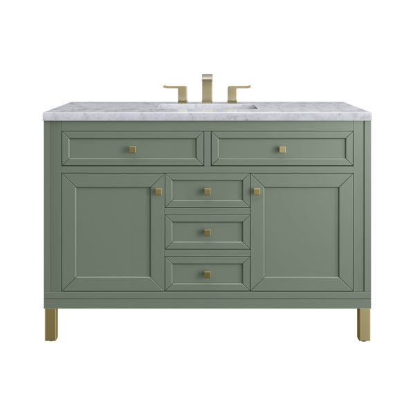 James Martin Chicago 48" Single Vanity with 3 CM Countertop