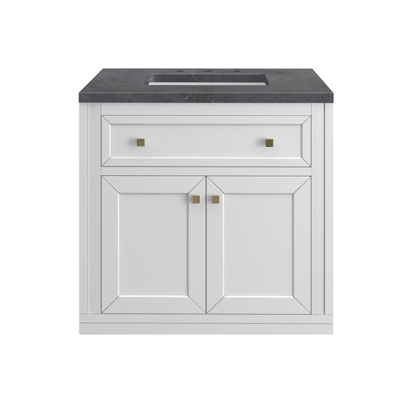 James Martin Chicago 30" Single Vanity with 3 CM Countertop