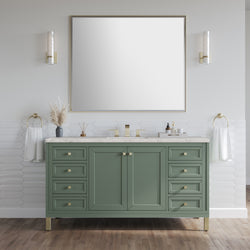 James Martin Chicago 60" Single Vanity with 3 CM Countertop