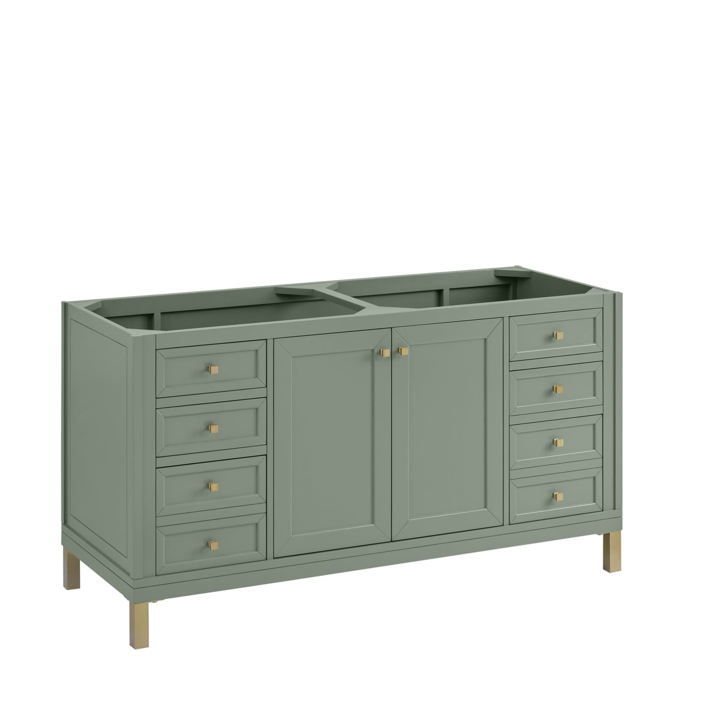 James Martin Chicago 60" Double Vanity with 3 CM Countertop