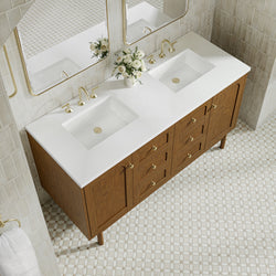 James Martin Laurent 60" Double Vanity with 3 CM Countertop