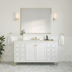 James Martin Chicago 60" Single Vanity with 3 CM Countertop