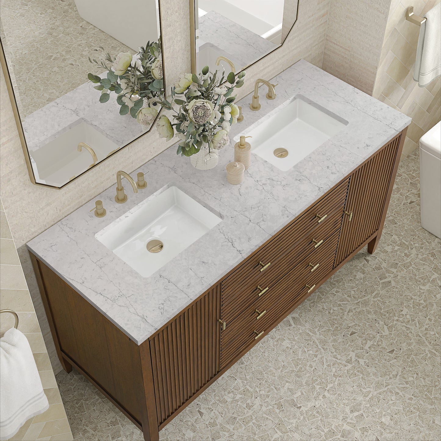 James Martin 60" Myrrin Double Vanity