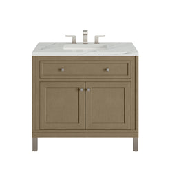 James Martin Chicago 36" Single Vanity with 3 CM Countertop