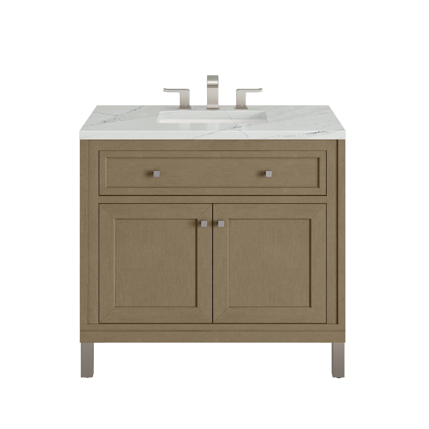 James Martin Chicago 36" Single Vanity with 3 CM Countertop