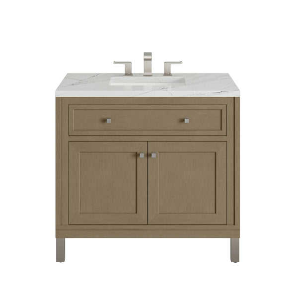 James Martin Chicago 36" Single Vanity with 3 CM Countertop