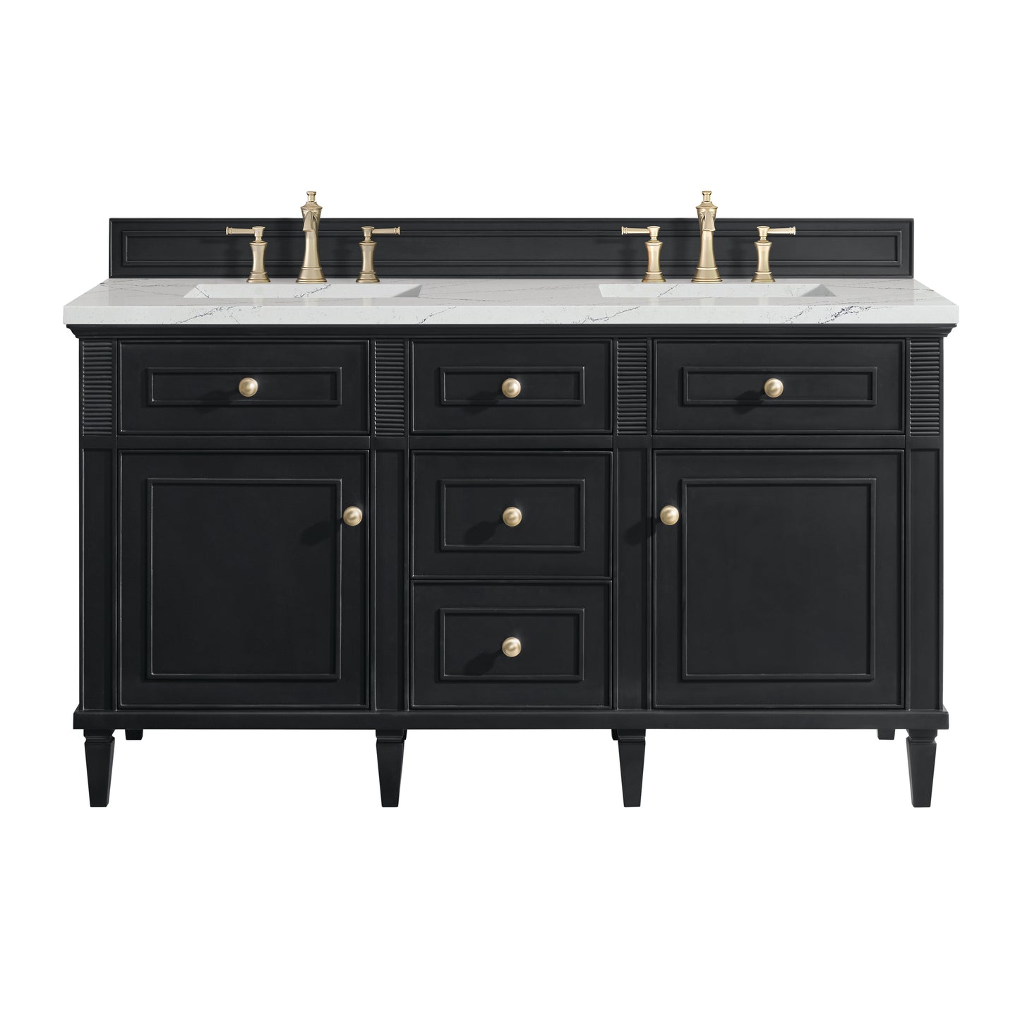 James Martin Lorelai 60" Double Vanity with 3 CM Countertop & FreePower Wireless Charger
