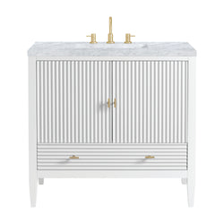 James Martin Myrrin 36" Single Vanity with 3 CM Countertop