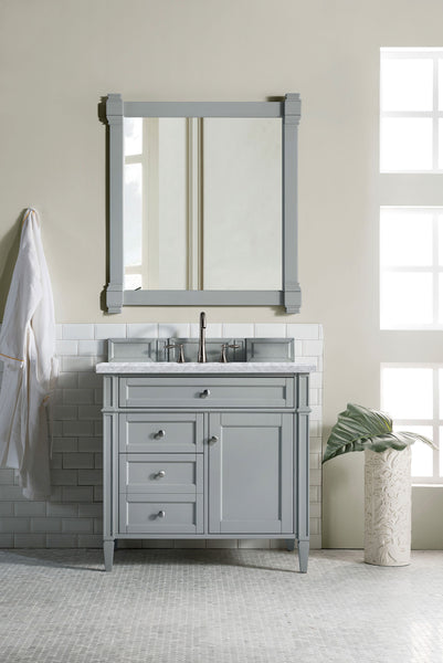 James Martin Brittany 36" Single Vanity with 3 Countertop