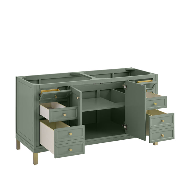 James Martin Chicago 60" Double Vanity with 3 CM Countertop