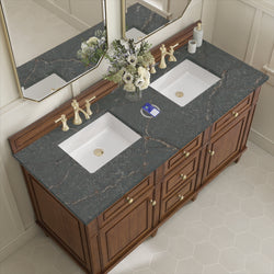 James Martin Lorelai 60" Double Vanity with 3 CM Countertop & FreePower Wireless Charger