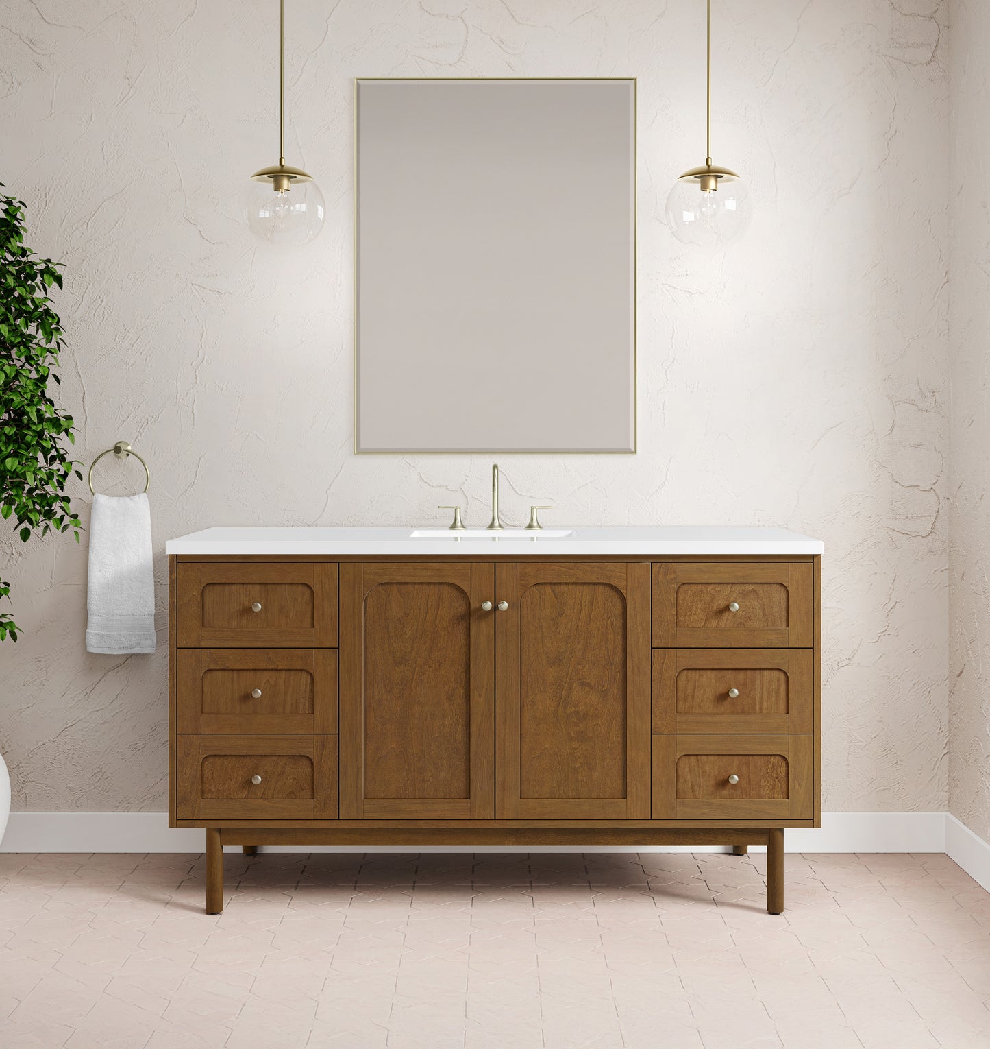 James Martin Laurent 60" Single Vanity with 3 CM Countertop