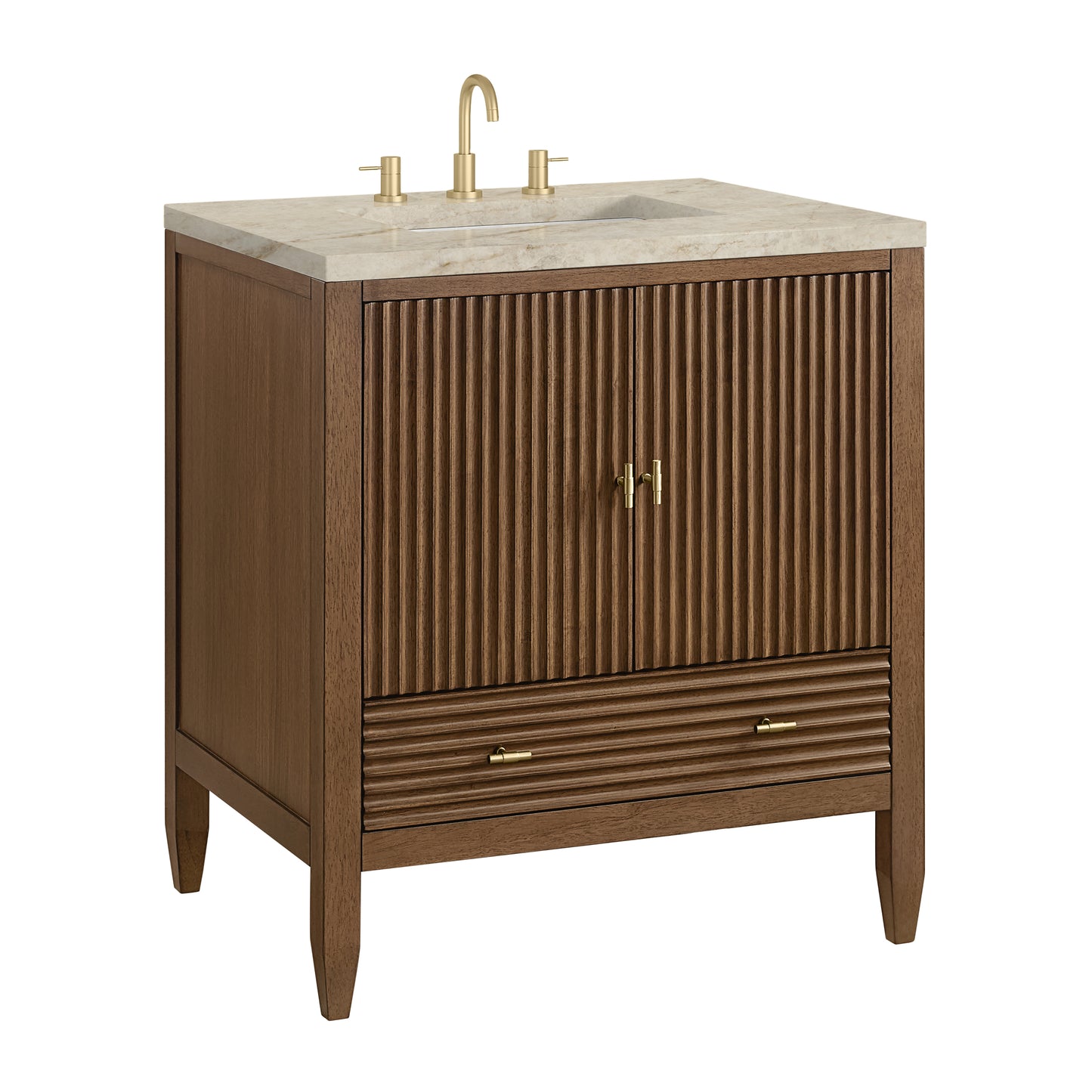 James Martin Myrrin 30" Single Vanity with 3 CM Countertop