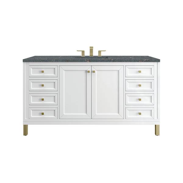 James Martin Chicago 60" Single Vanity with 3 CM Countertop