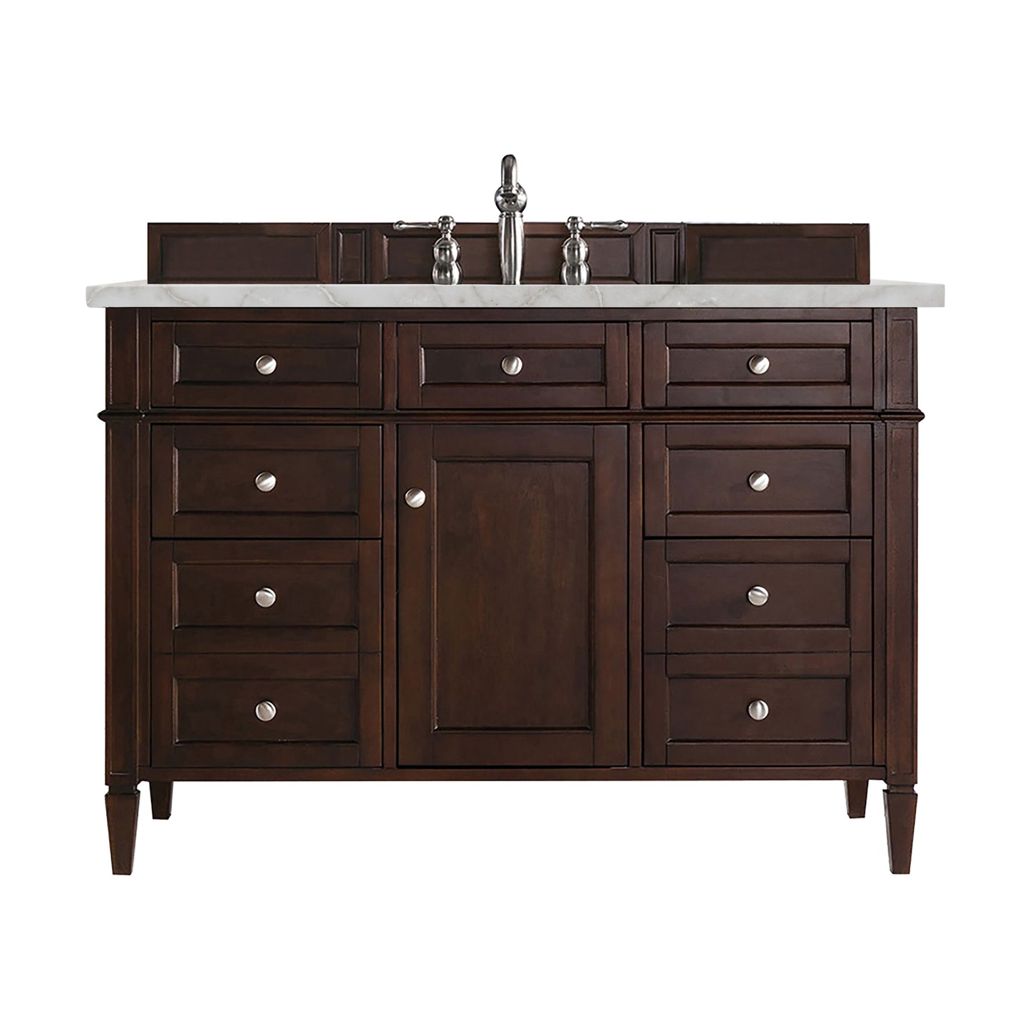 James Martin Brittany 48" Single Vanity with 3 CM Countertop & FreePower Wireless Charger
