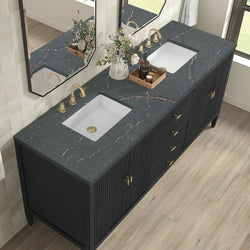 James Martin Myrrin 72" Double Vanity with 3 CM Countertop