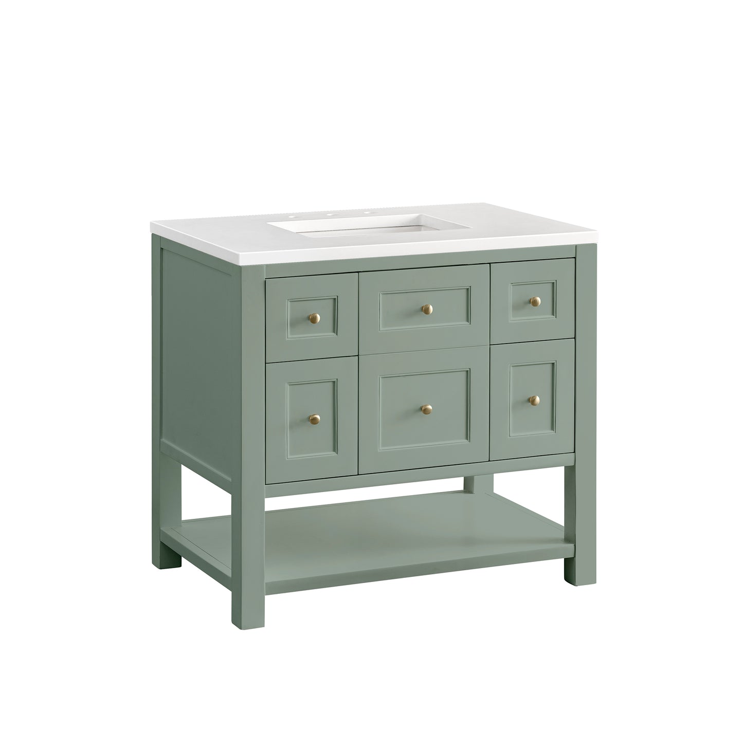 James Martin Breckenridge 36" Single Vanity w/ 3CM Countertop
