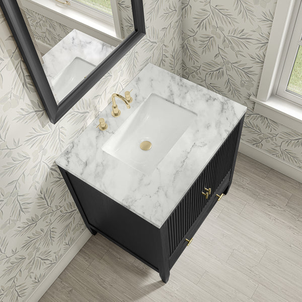 James Martin Myrrin 30" Single Vanity with 3 CM Countertop
