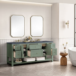 James Martin Breckenridge 72" Double Vanity w/ 3 CM Countertop
