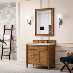 James Martin Brittany 36" Single Vanity with 3 Countertop