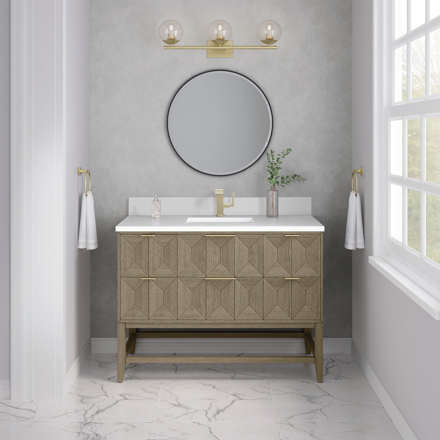 James Martin 48" Emmeline Single Vanity - Luxe Bathroom Vanities