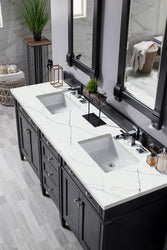 James Martin Brittany 72" Double Vanity with 3 CM Countertop
