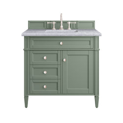 James Martin Brittany 36" Single Vanity with 3 Countertop