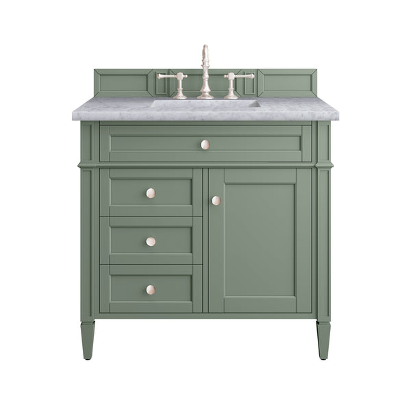 James Martin Brittany 36" Single Vanity with 3 Countertop