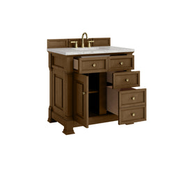 James Martin Brookfield 36" Single Vanity with 3 CM Countertop - Luxe Bathroom Vanities