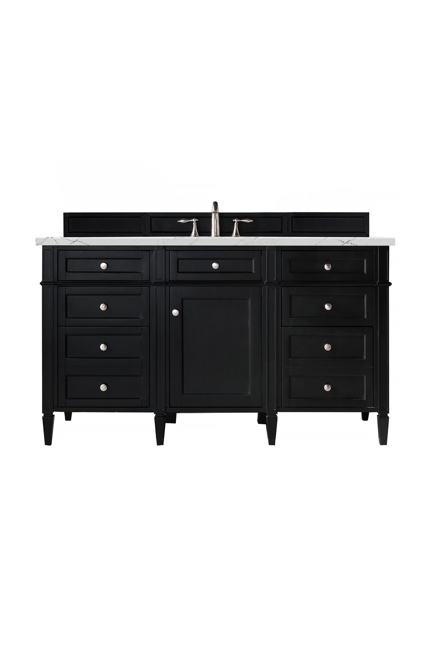 James Martin Brittany 60" Single Vanity with 3 CM Countertop & FreePower Wireless Charger