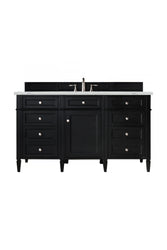 James Martin Brittany 60" Single Vanity with 3 CM Countertop & FreePower Wireless Charger