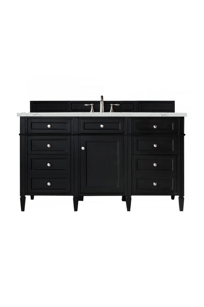 James Martin Brittany 60" Single Vanity with 3 CM Countertop & FreePower Wireless Charger