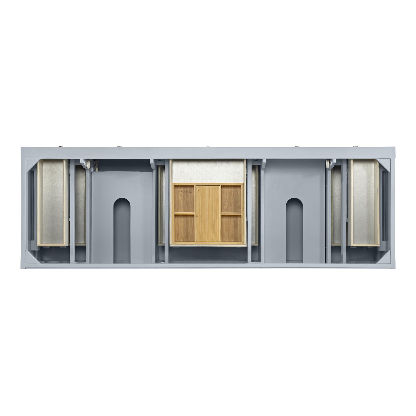 James Martin Breckenridge 72" Double Vanity w/ 3 CM Countertop
